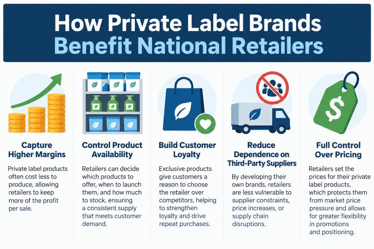 National retailer private label jewelry strategy benefits